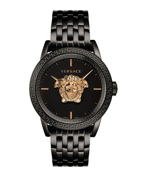 versace black watch|Versace watch unisex.